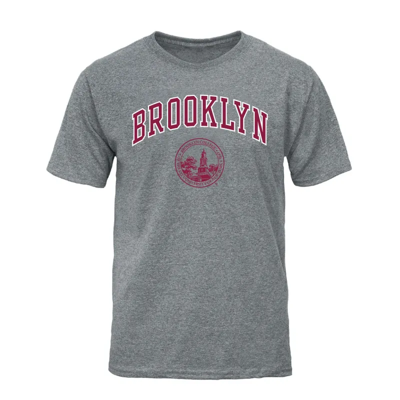 Brooklyn College Heritage T-Shirt (Charcoal Grey) sold by Barnesmith