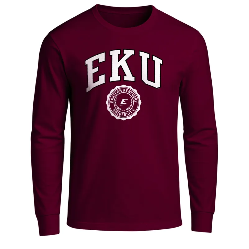 Eastern Kentucky University Heritage Long Sleeve T-Shirt (Maroon) sold by Barnesmith