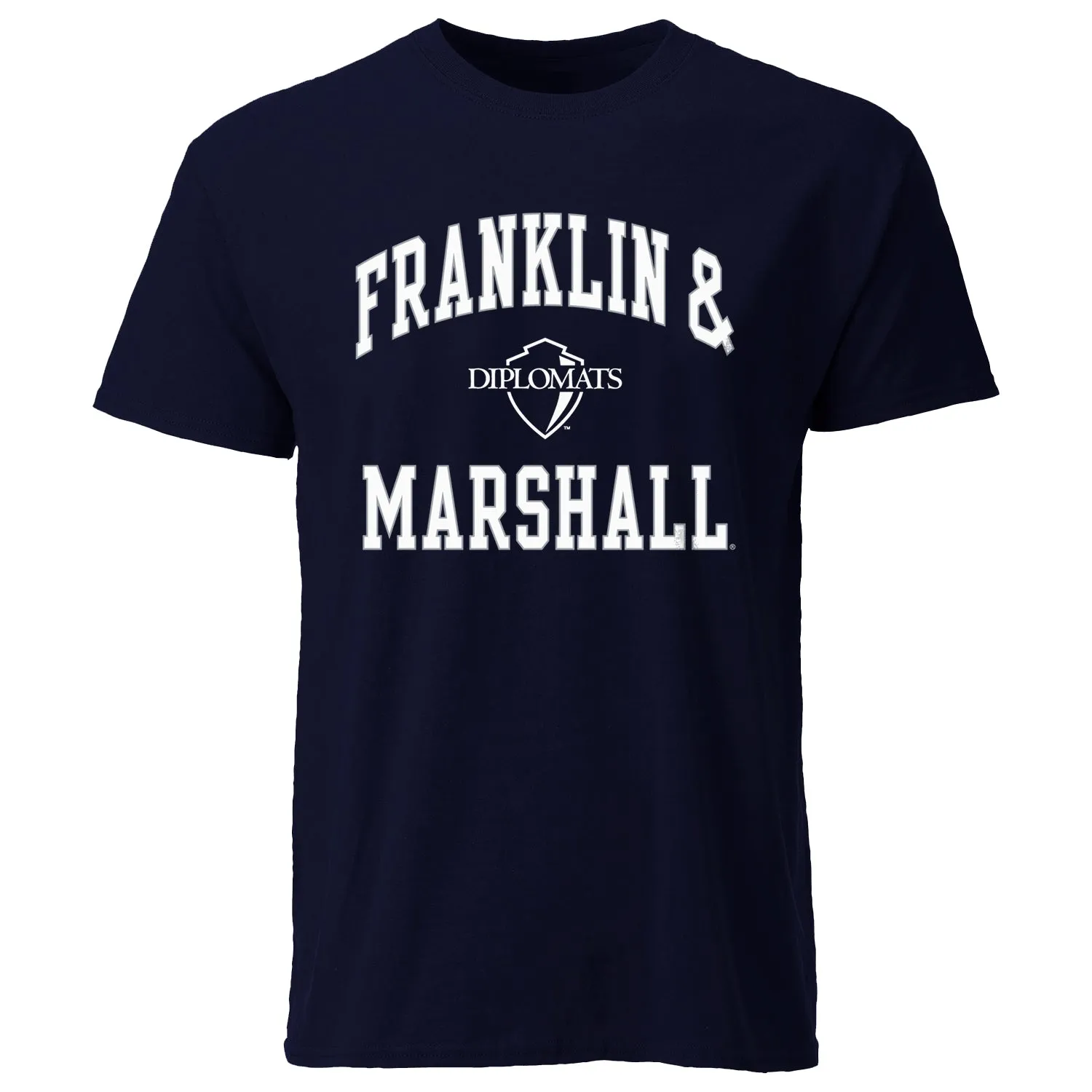 Franklin & Marshall College Spirit T-Shirt (Navy) sold by Barnesmith