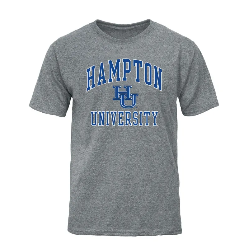 Hampton University Spirit T-Shirt (Charcoal Grey) sold by Barnesmith