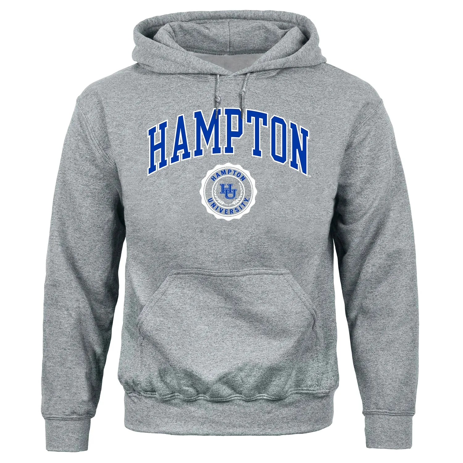 Hampton University Heritage Hooded Sweatshirt (Charcoal Grey) sold by Barnesmith