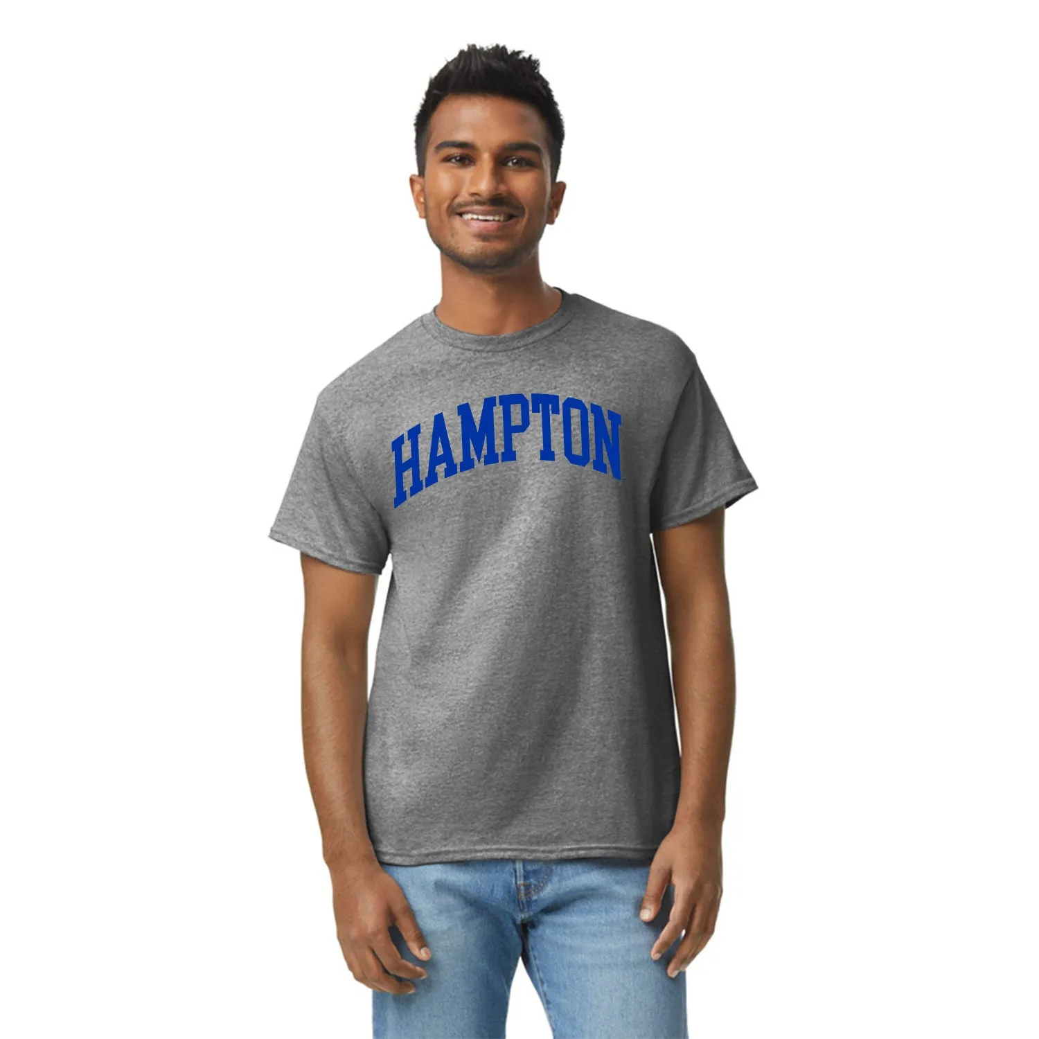 Hampton University Classic T-Shirt (Charcoal Grey) sold by Barnesmith product image thumbnail 2