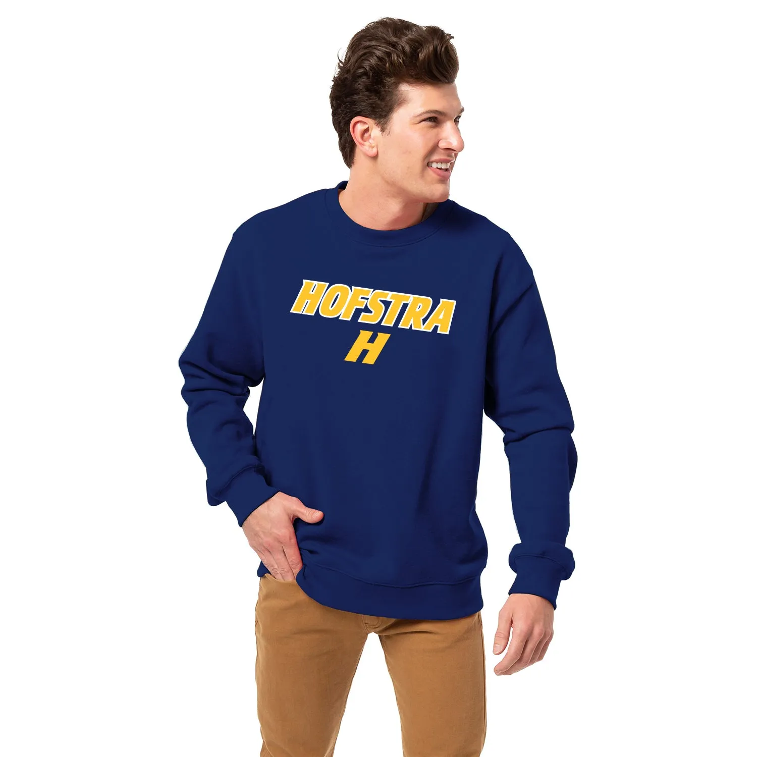 Hofstra University Heritage Sweatshirt (Navy) sold by Barnesmith product image thumbnail 2