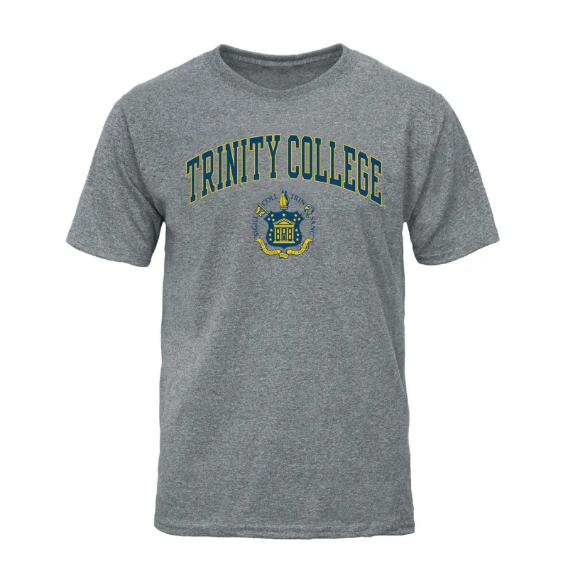 Trinity College Heritage T-Shirt (Charcoal Grey) sold by Barnesmith