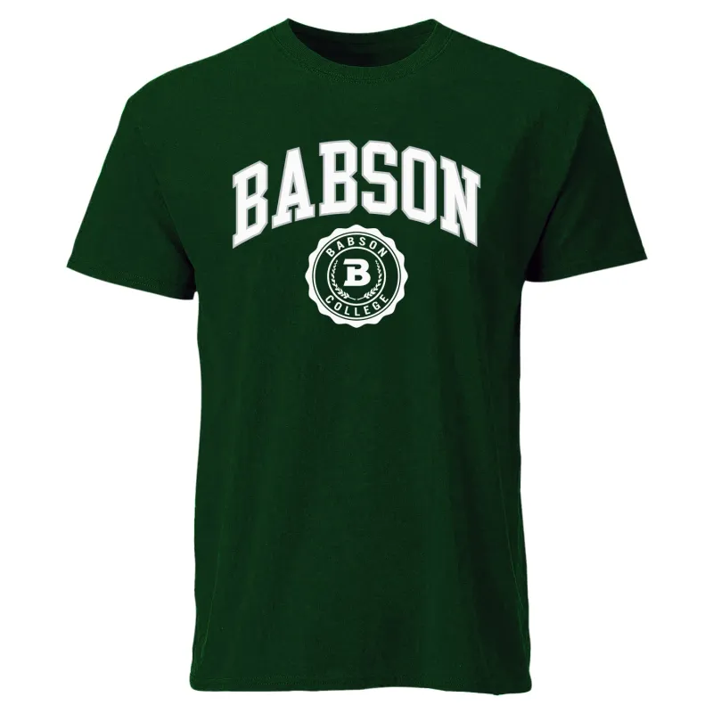 Babson College Heritage T-Shirt (Green) sold by Barnesmith