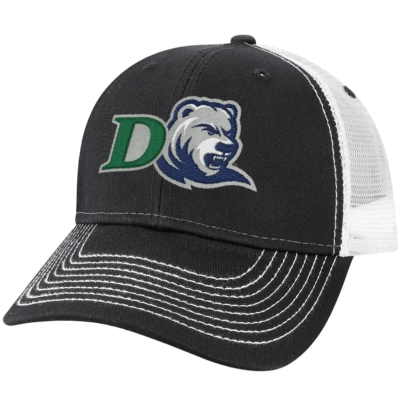Drew University Sideline Trucker Hat One-Size (Dark Grey/White) sold by Barnesmith