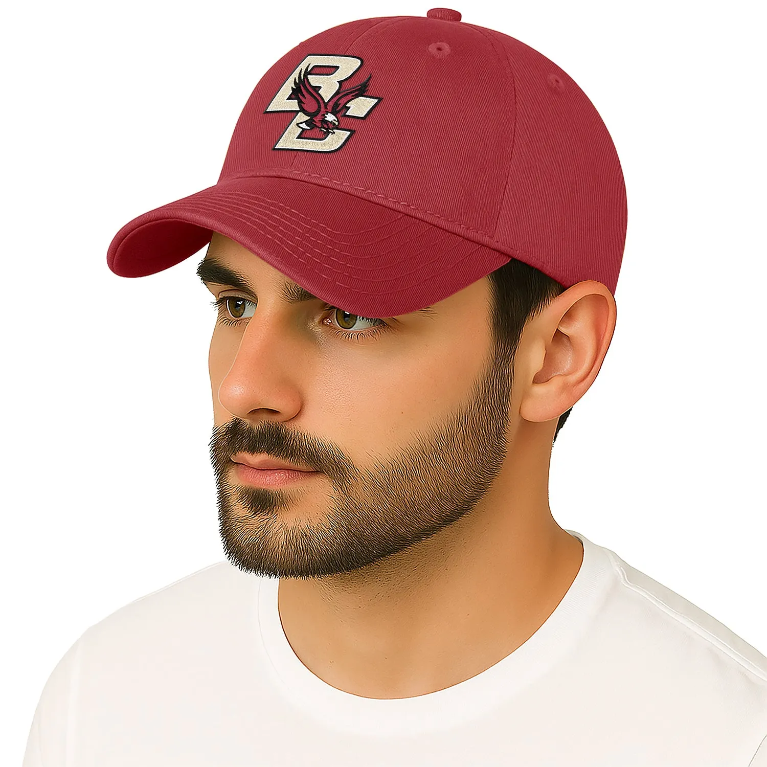 Boston College Spirit Baseball Hat One-Size (Cardinal) sold by Barnesmith product image thumbnail 2