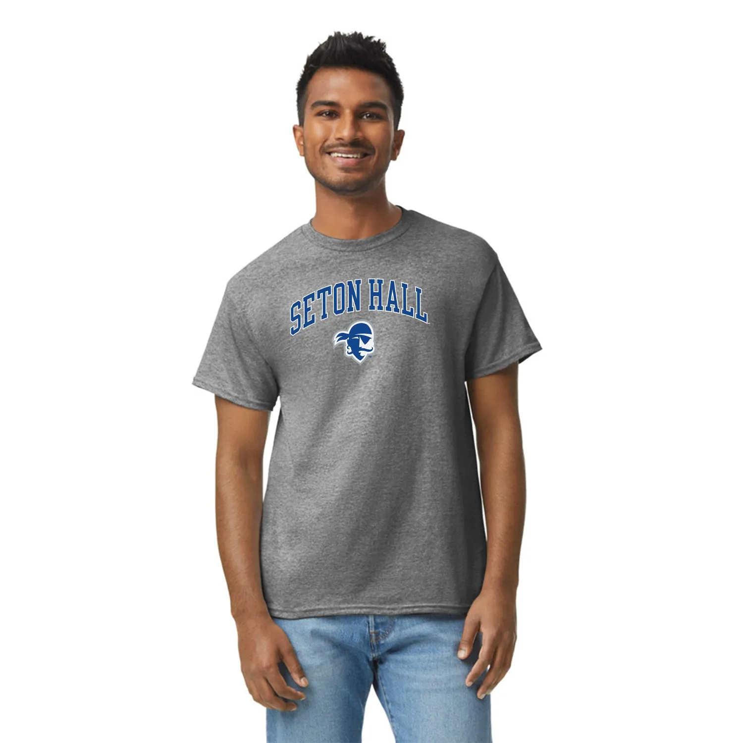 Seton Hall University Spirit T-Shirt (Charcoal Grey) sold by Barnesmith product image thumbnail 2