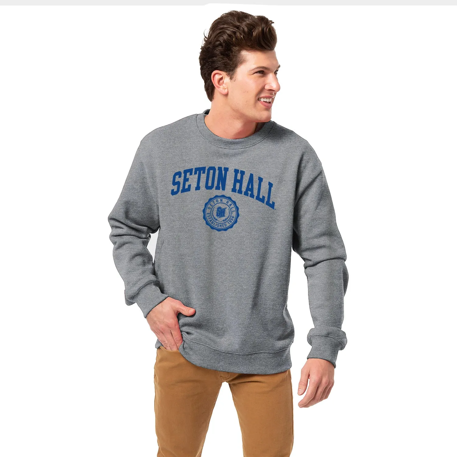 Seton Hall University Heritage Sweatshirt (Charcoal) sold by Barnesmith product image thumbnail 2