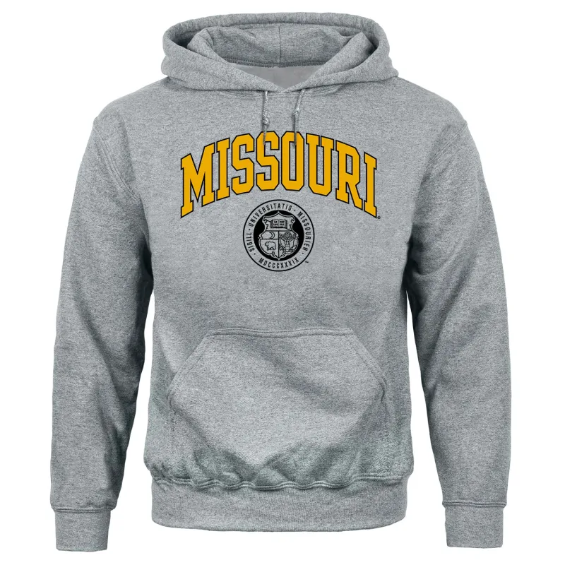 University of Missouri Heritage Hooded Sweatshirt (Charcoal) sold by Barnesmith