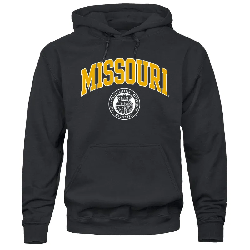 University of Missouri Heritage Hooded Sweatshirt (Black) sold by Barnesmith