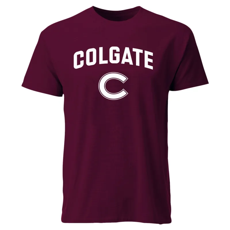 Colgate University Spirit T-Shirt (Maroon) sold by Barnesmith