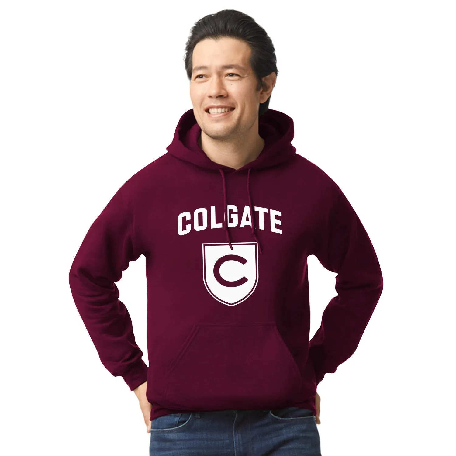 Colgate University Heritage Hooded Sweatshirt (Maroon) sold by Barnesmith product image thumbnail 2