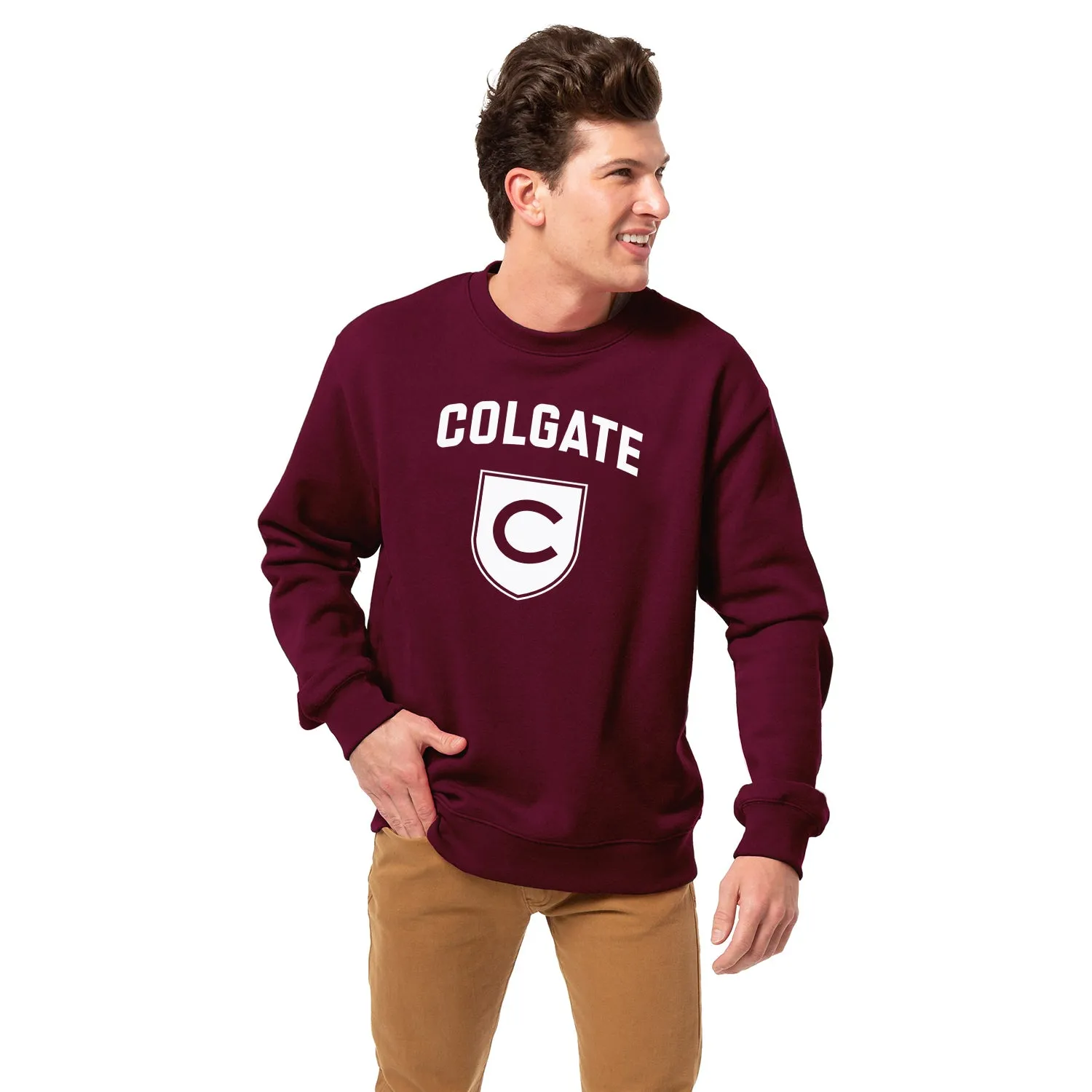 Colgate University Heritage Crewneck Sweatshirt (Maroon) sold by Barnesmith product image thumbnail 2