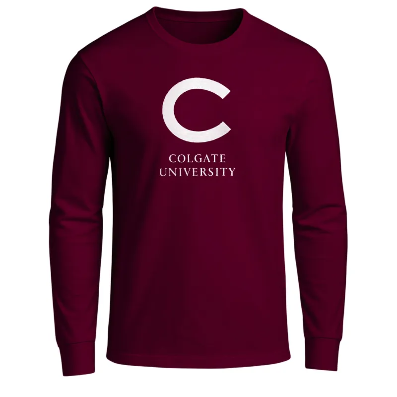 Colgate University Heritage Long Sleeve T-Shirt (Maroon) sold by Barnesmith