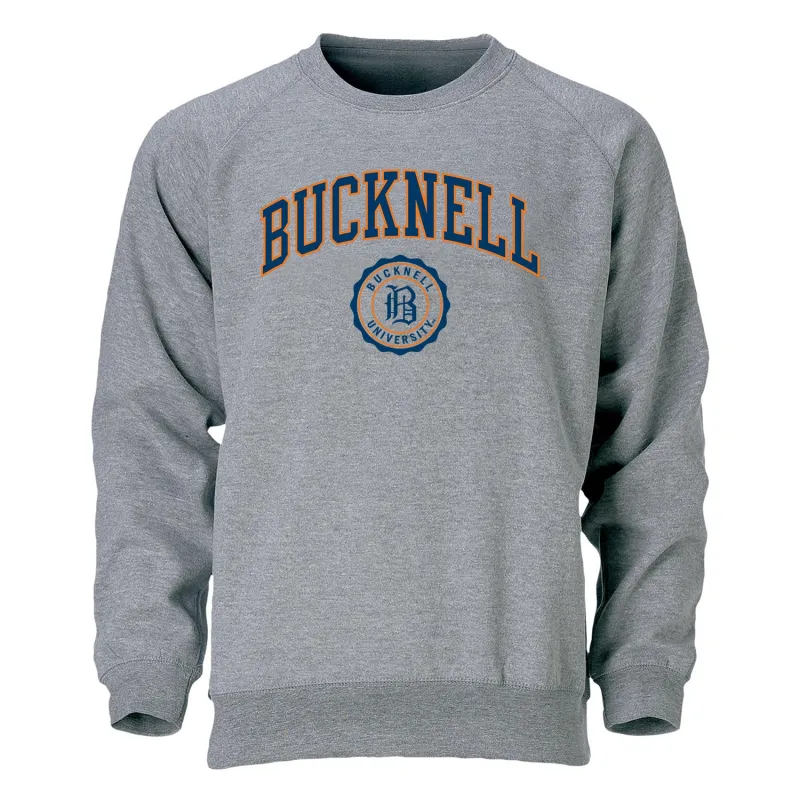 Bucknell University Heritage Crewneck Sweatshirt (Charcoal) sold by Barnesmith
