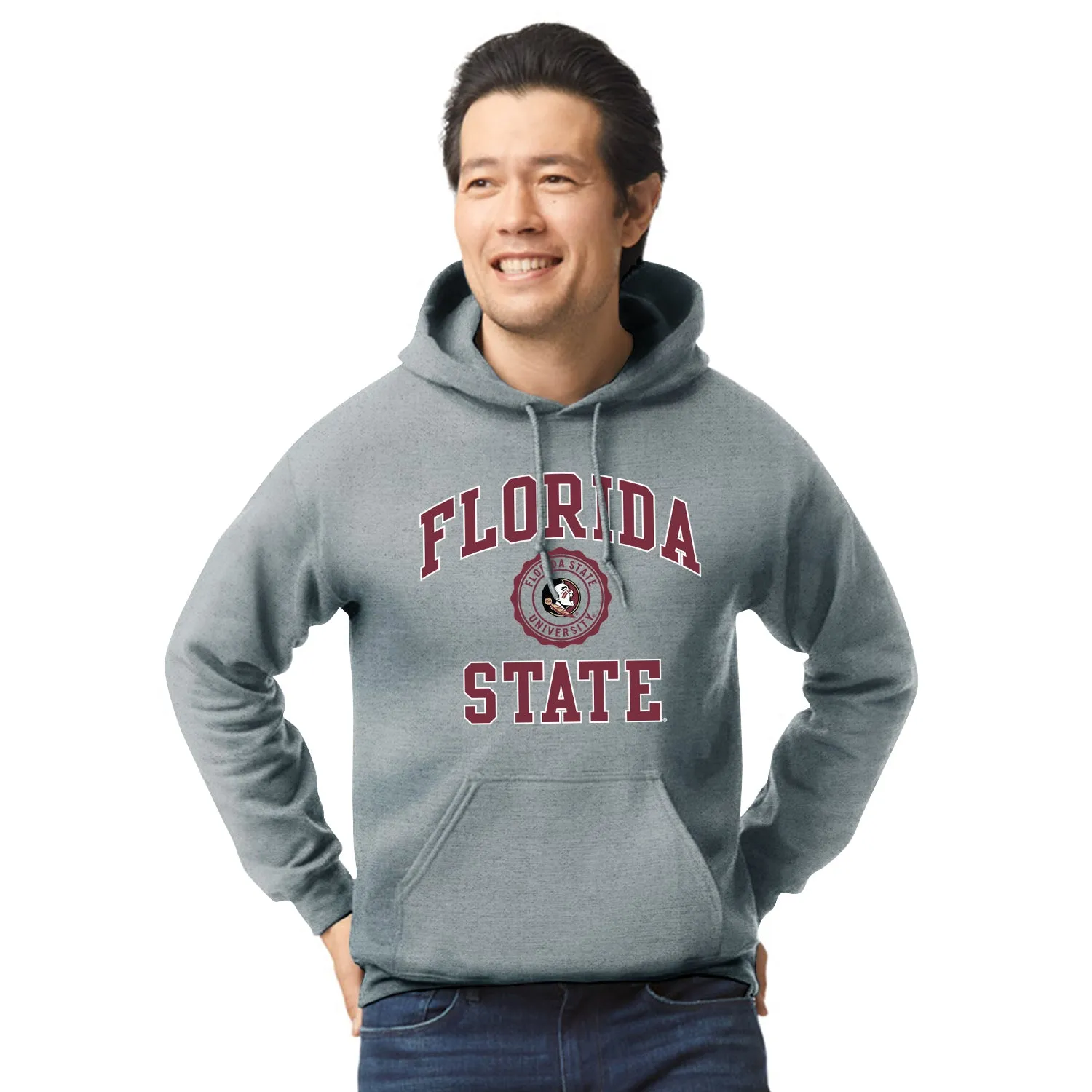 Florida State University Heritage Hooded Sweatshirt (Charcoal) sold by Barnesmith product image thumbnail 2