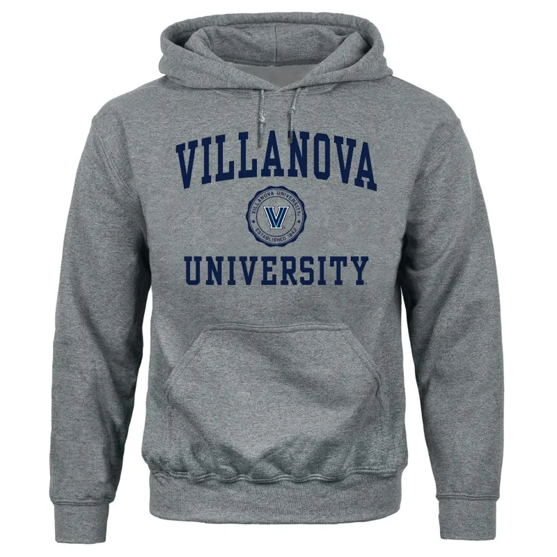 Villanova University Heritage Hooded Sweatshirt (Charcoal Grey) sold by Barnesmith