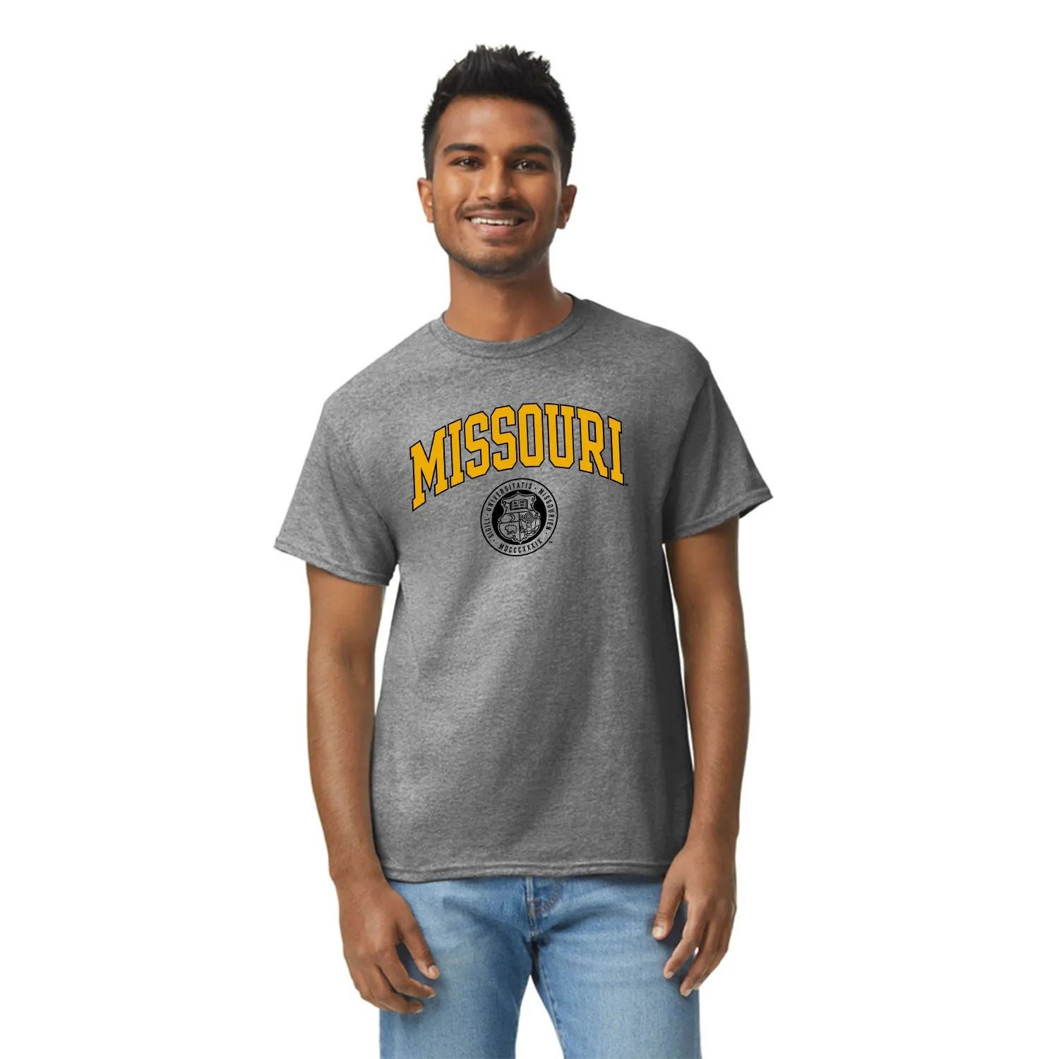 University of Missouri Heritage T-Shirt (Charcoal Grey) sold by Barnesmith product image thumbnail 2