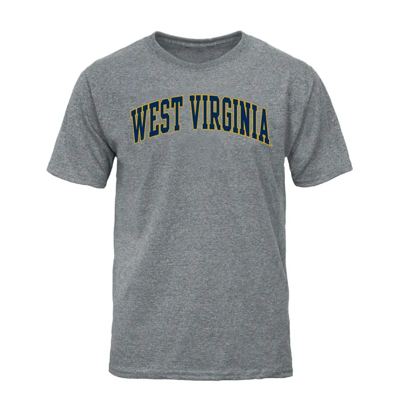 West Virginia University Classic T-Shirt (Charcoal Grey) sold by Barnesmith