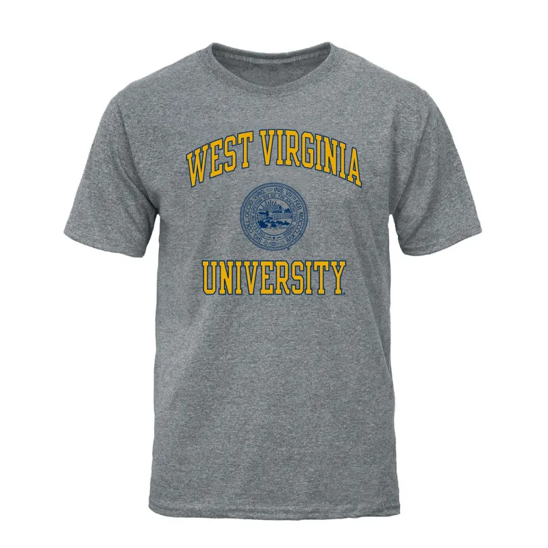 West Virginia University Heritage T-Shirt (Charcoal Grey) sold by Barnesmith
