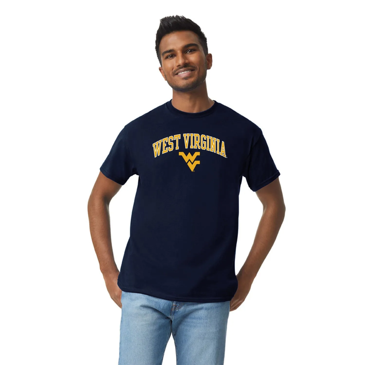 West Virginia University Spirit T-Shirt (Navy) sold by Barnesmith product image thumbnail 2