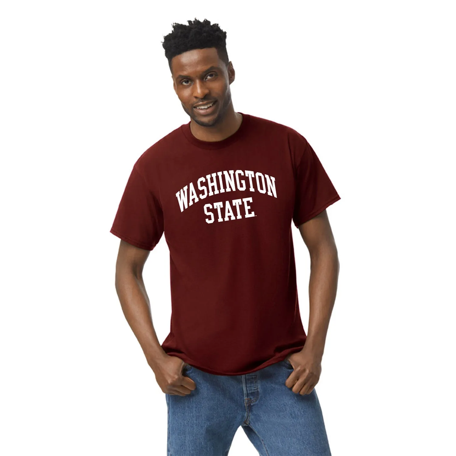 Washington State University Classic T-Shirt (Crimson) sold by Barnesmith product image thumbnail 2
