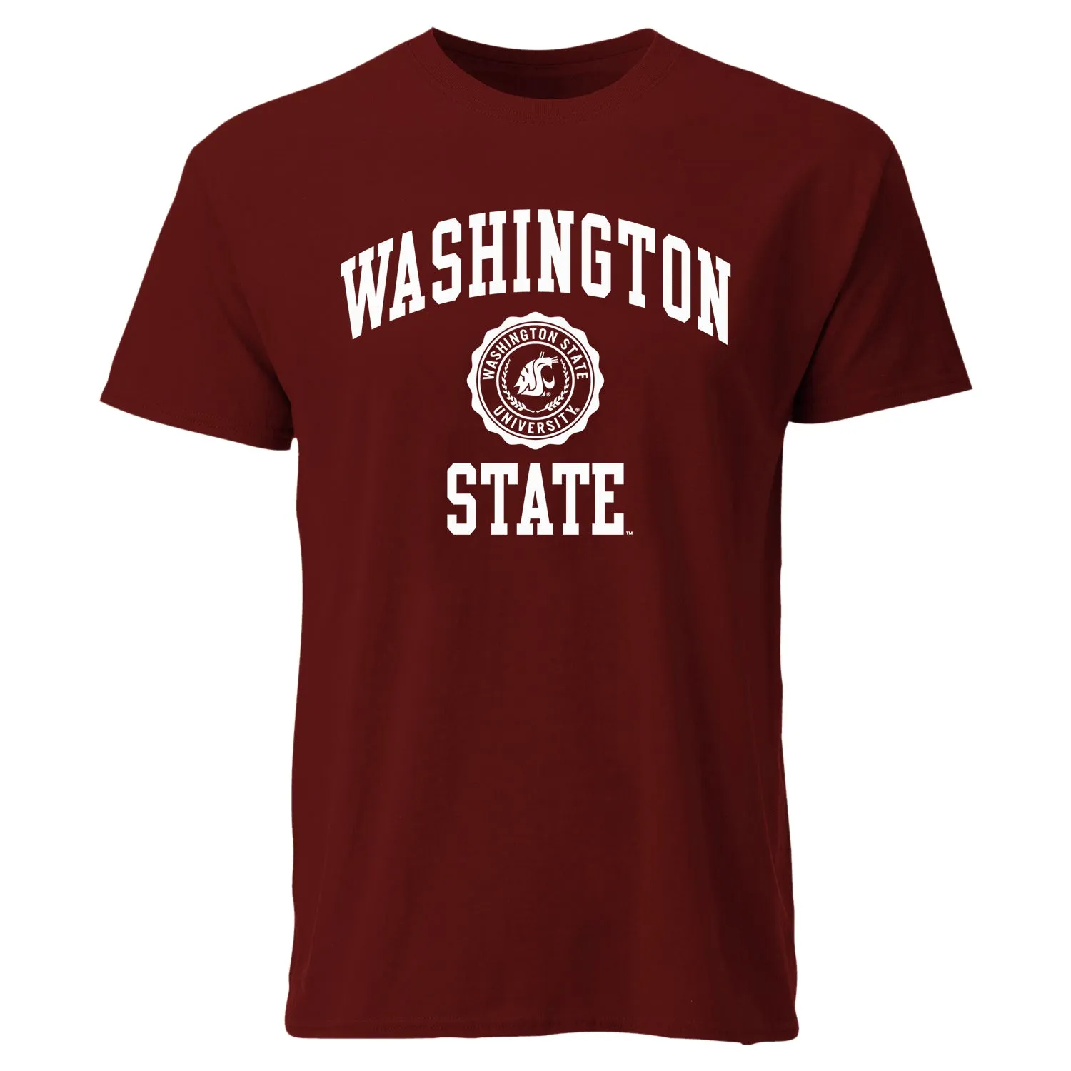 Washington State University Heritage T-Shirt (Crimson) sold by Barnesmith