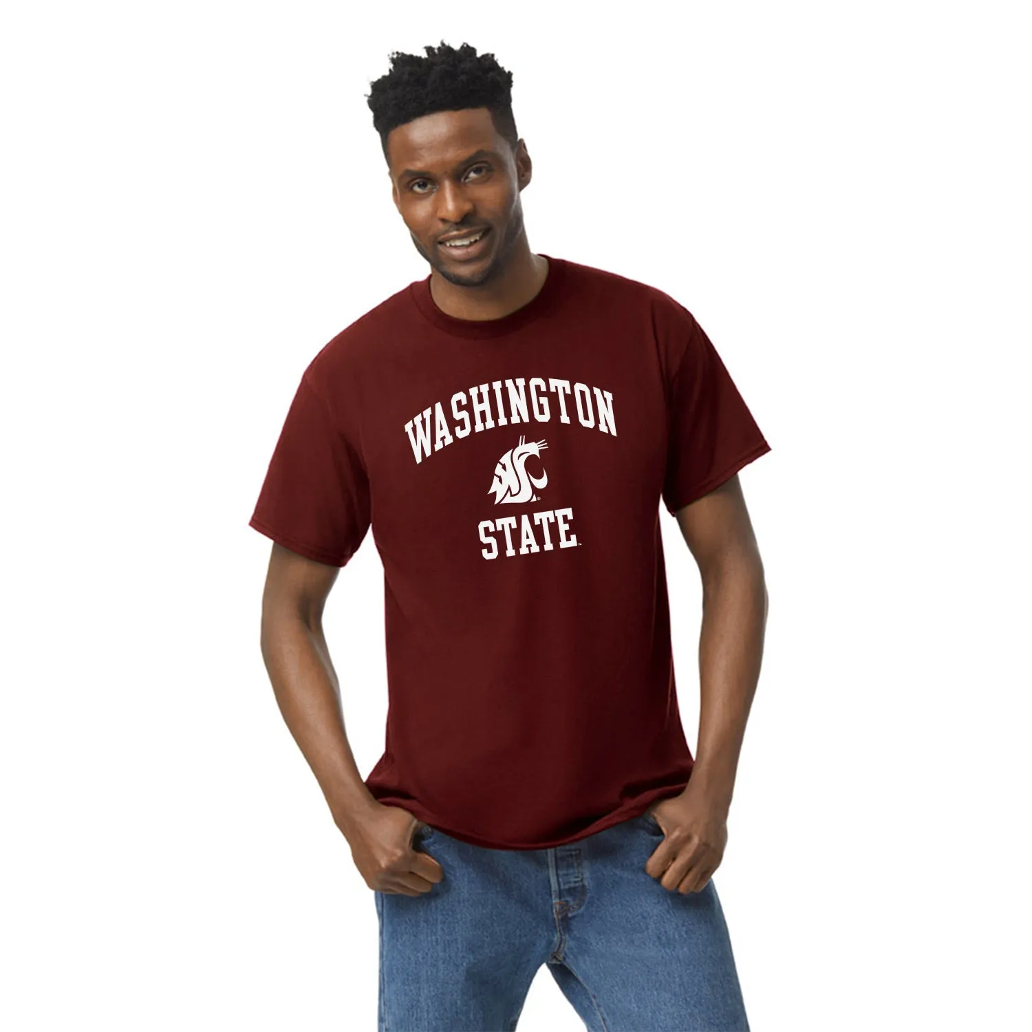 Washington State University Spirit T-Shirt (Crimson) sold by Barnesmith product image thumbnail 2