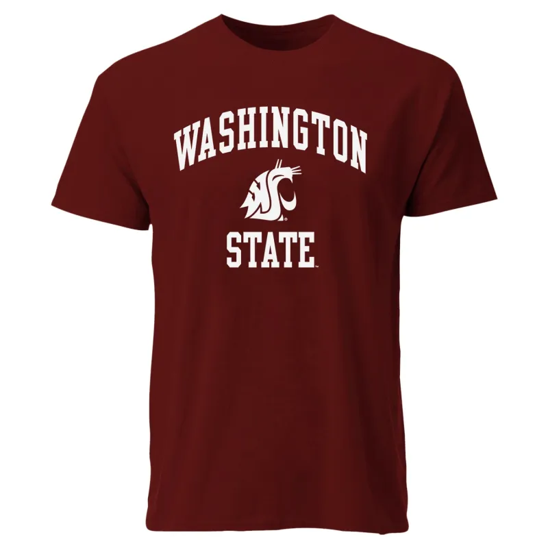 Washington State University Spirit T-Shirt (Crimson) sold by Barnesmith