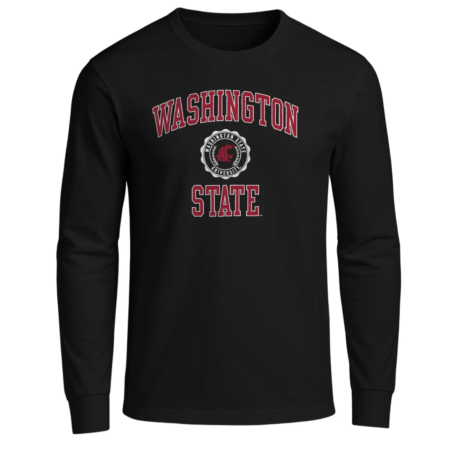 Washington State University Heritage Long Sleeve T-Shirt (Black) sold by Barnesmith