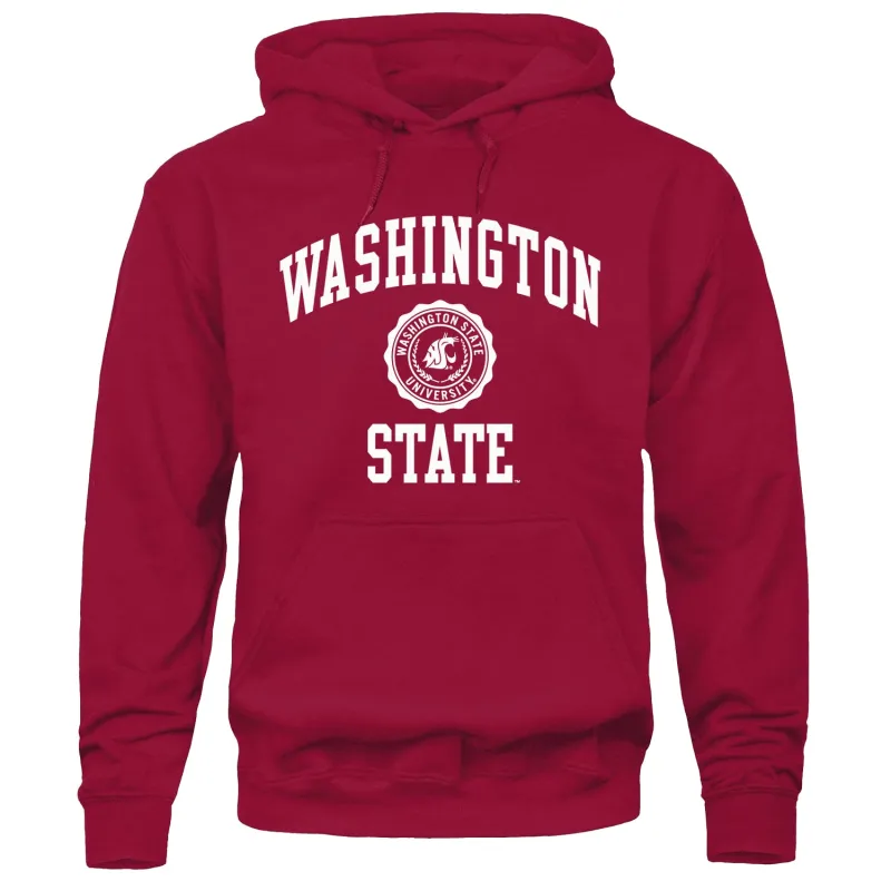 Washington State University Heritage Hooded Sweatshirt (Crimson) sold by Barnesmith