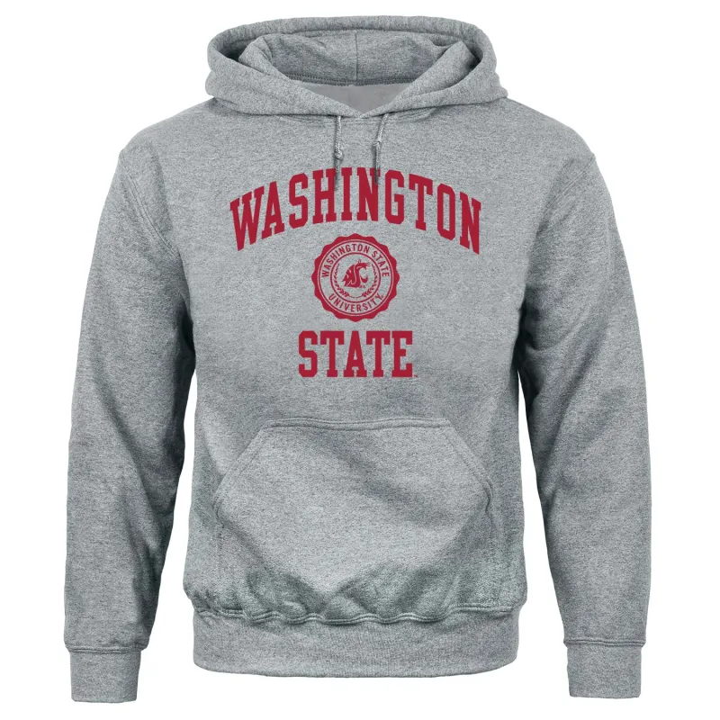 Washington State University Heritage Hooded Sweatshirt (Charcoal) sold by Barnesmith