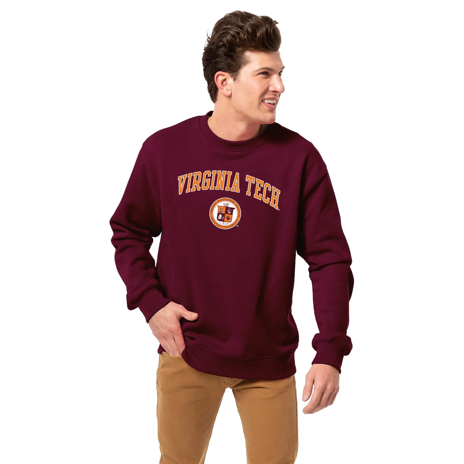 Virginia Polytechnic Institute and State University Heritage Sweatshirt (Maroon) sold by Barnesmith product image thumbnail 2