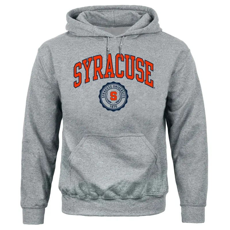 Syracuse University Heritage Hooded Sweatshirt (Charcoal) sold by Barnesmith