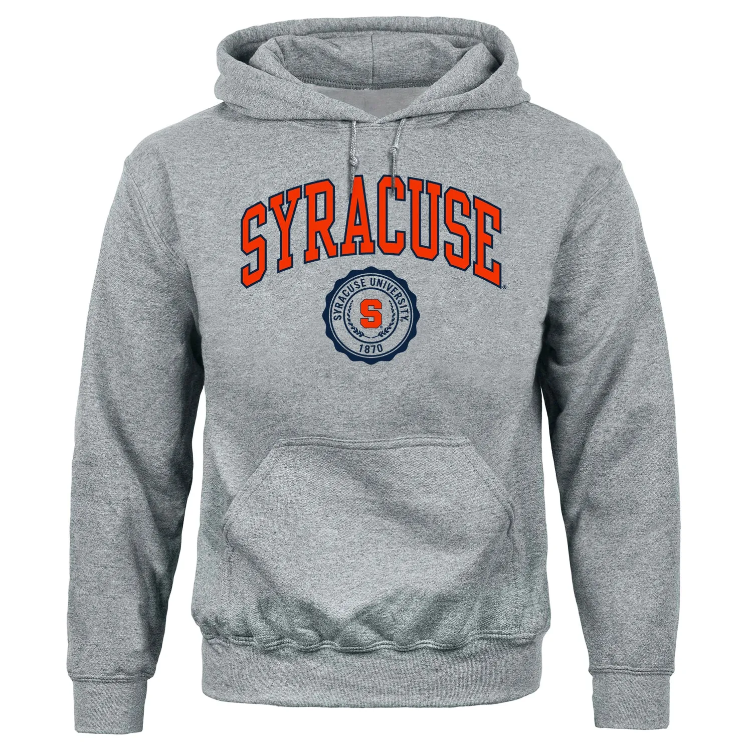 Syracuse University Heritage Hooded Sweatshirt (Charcoal) sold by Barnesmith