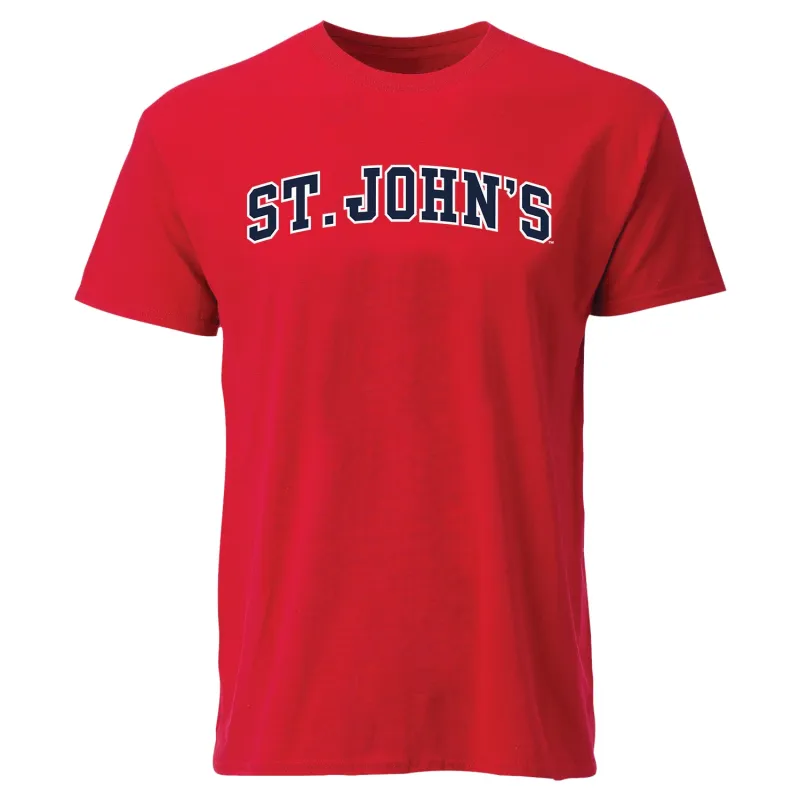 St. John's University Classic T-Shirt (Red) sold by Barnesmith