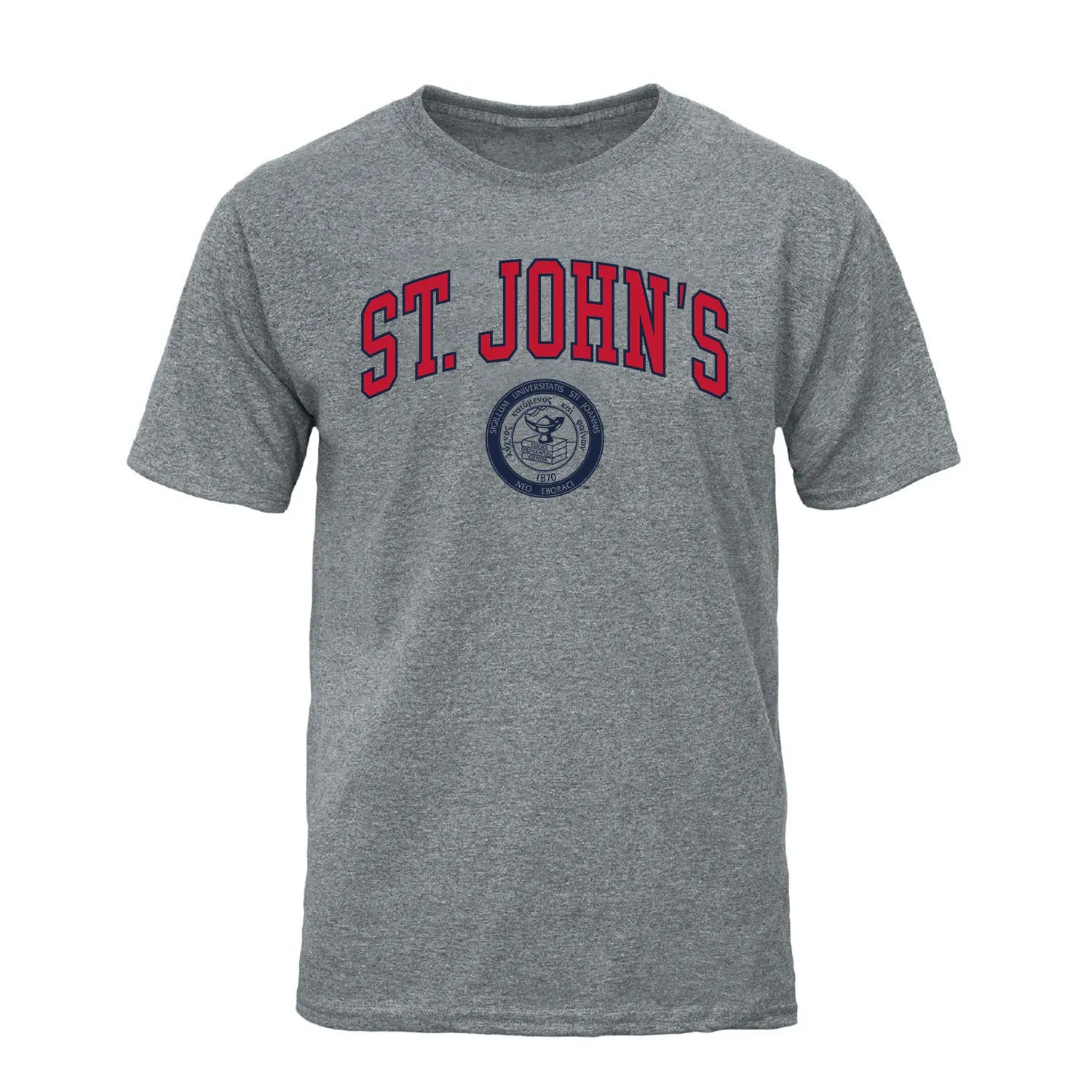 St. John's University Heritage T-Shirt (Charcoal Grey) sold by Barnesmith