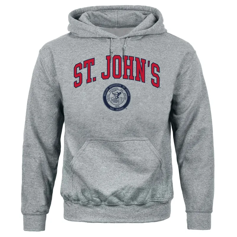 St. John's University Heritage Hooded Sweatshirt (Charcoal) sold by Barnesmith