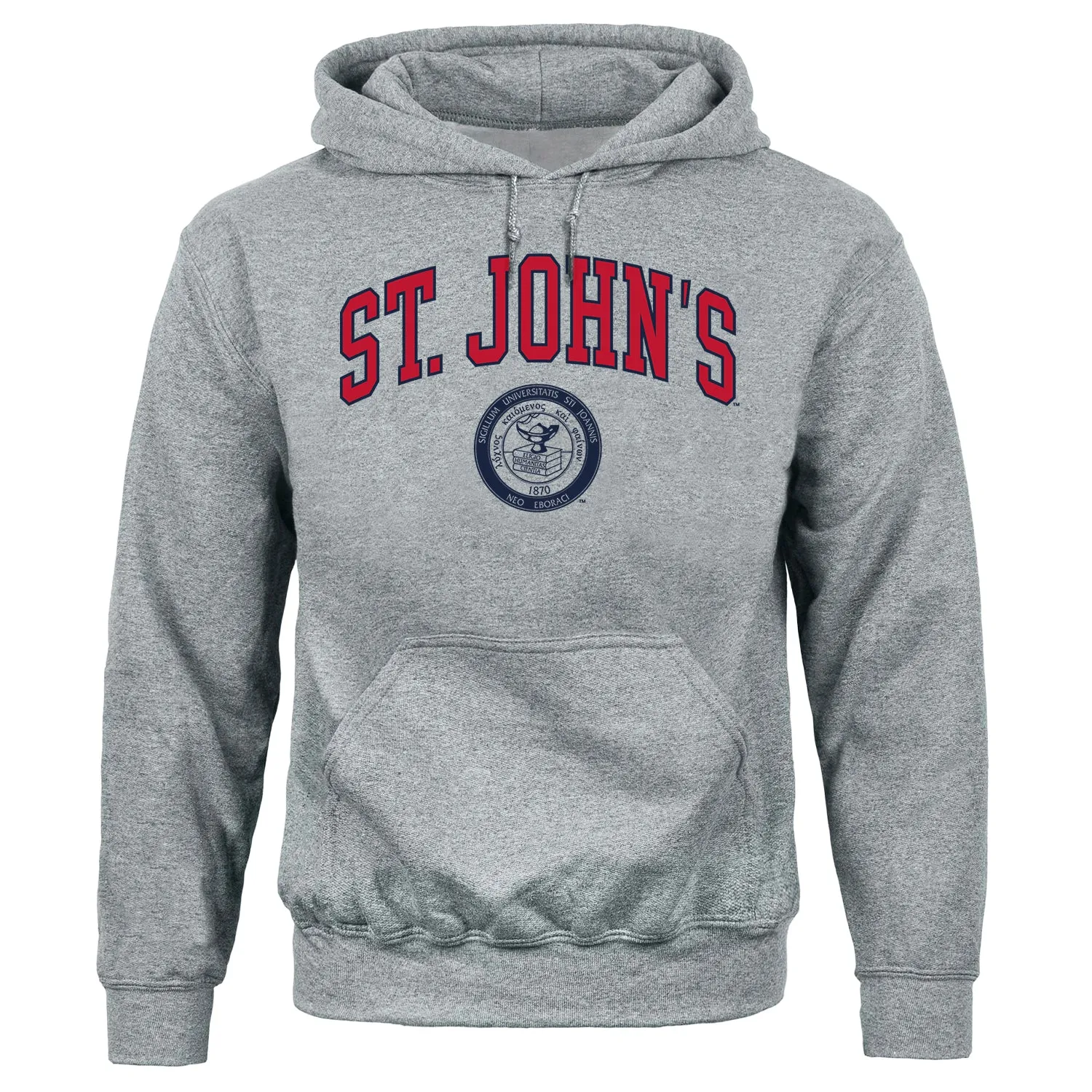St. John's University Heritage Hooded Sweatshirt (Charcoal) sold by Barnesmith