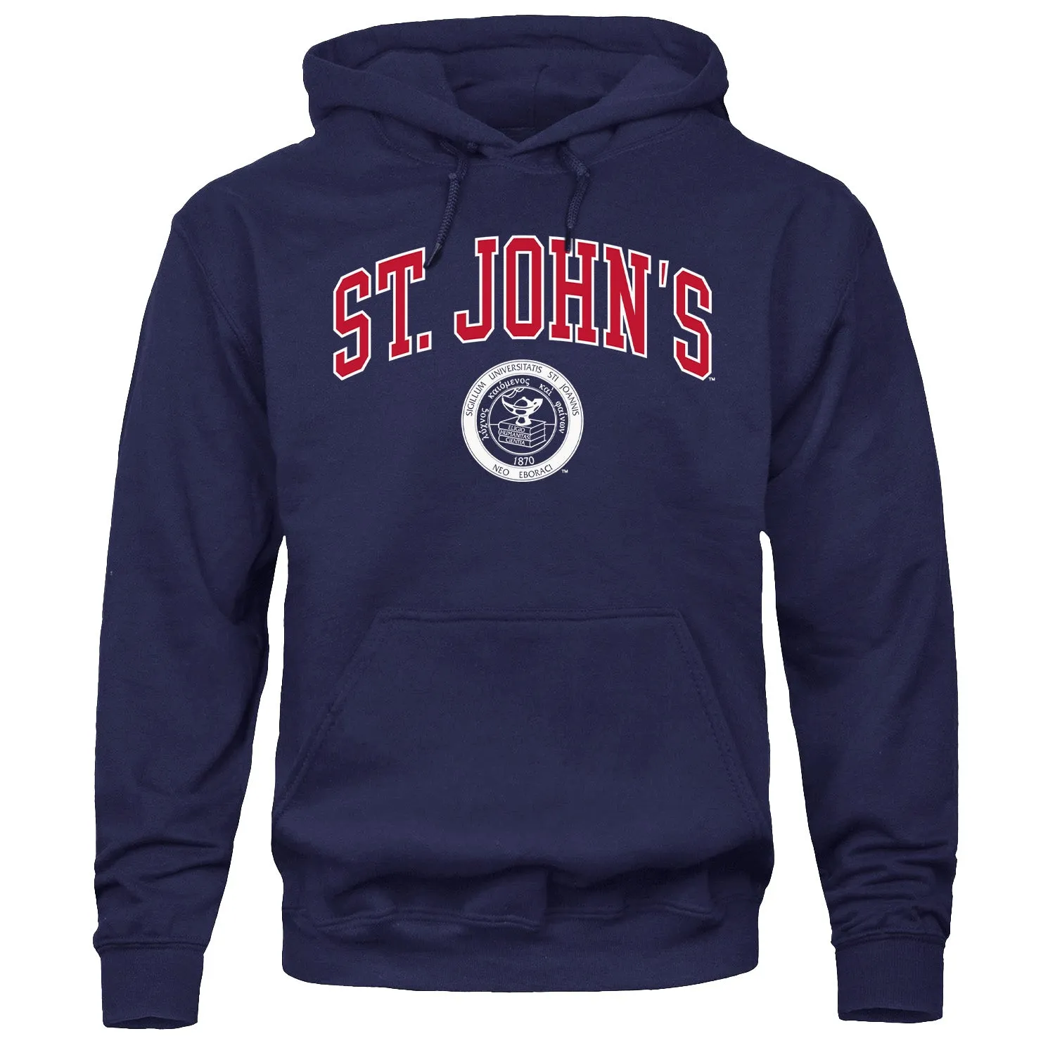 St. John's University Heritage Hooded Sweatshirt (Navy) sold by Barnesmith