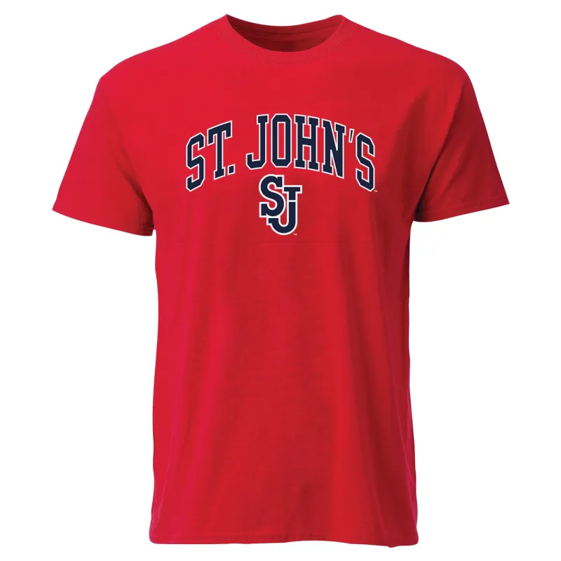 St. John's University Spirit T-Shirt (Red) sold by Barnesmith