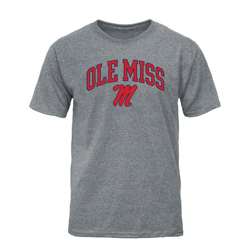 University of Mississippi Ole Miss Spirit T-Shirt (Charcoal Grey) sold by Barnesmith