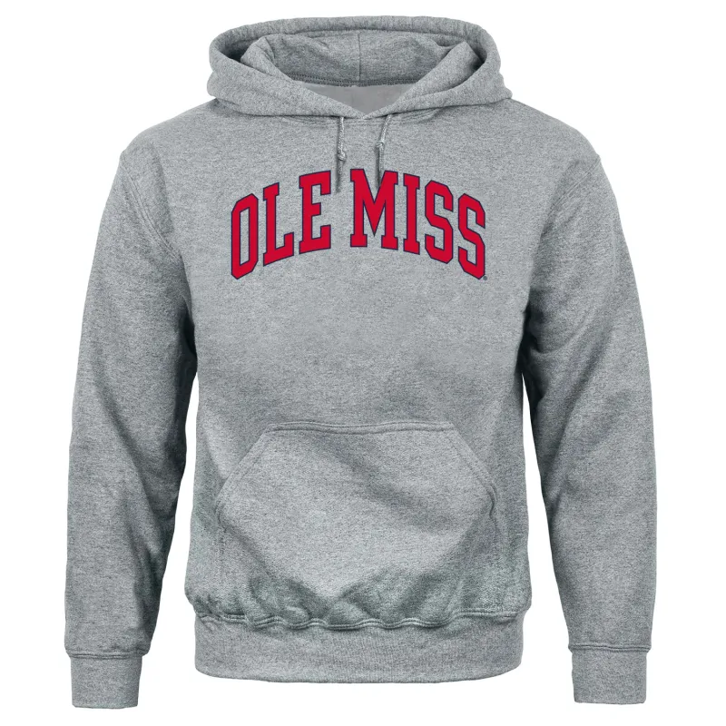 University of Mississippi Ole Miss Heritage Hooded Sweatshirt (Charcoal) sold by Barnesmith