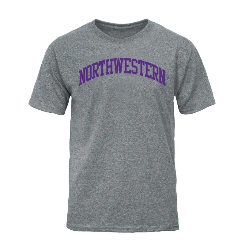 Northwestern University Classic T-Shirt (Charcoal Grey) sold by Barnesmith
