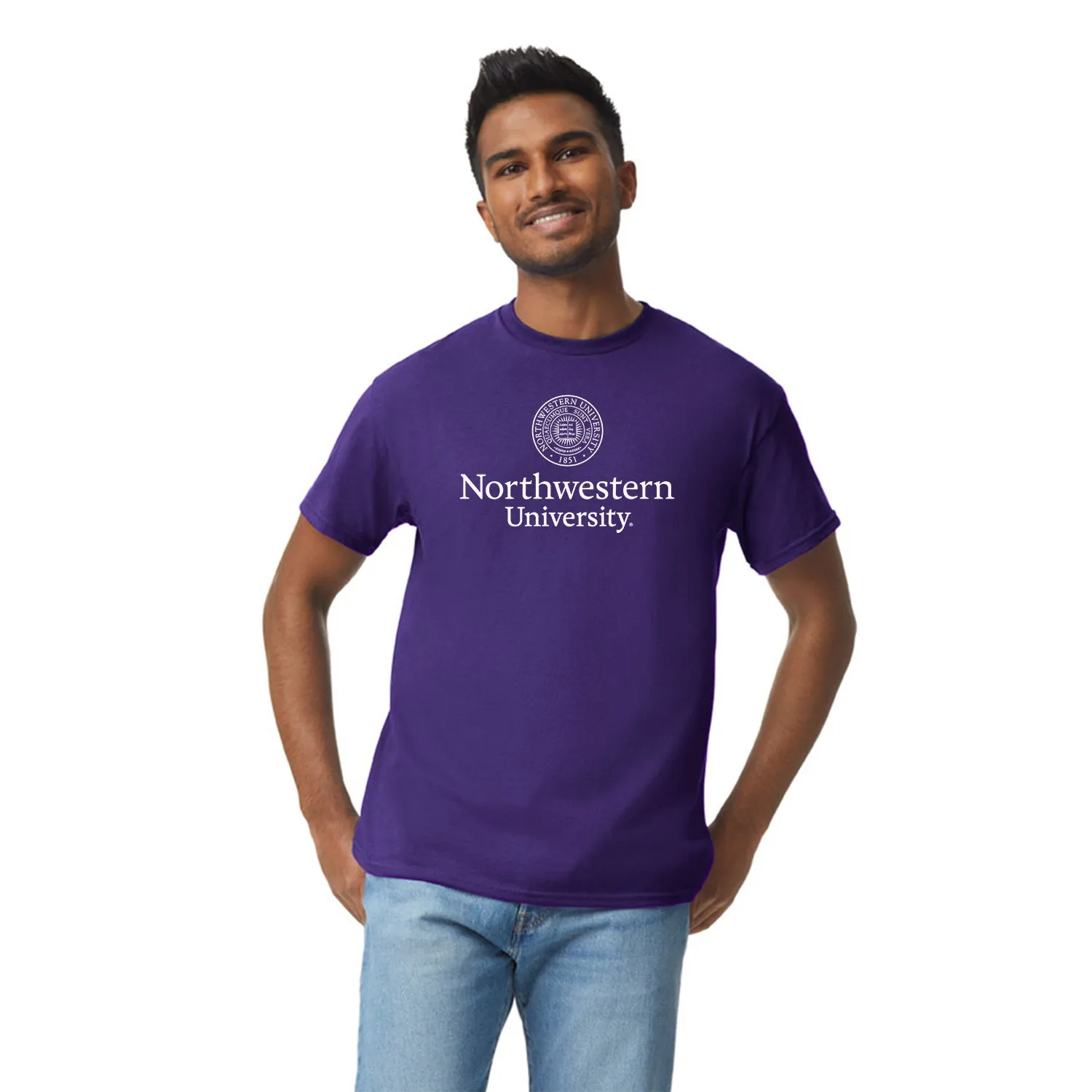 Northwestern University Heritage T-Shirt (Purple) sold by Barnesmith product image thumbnail 2