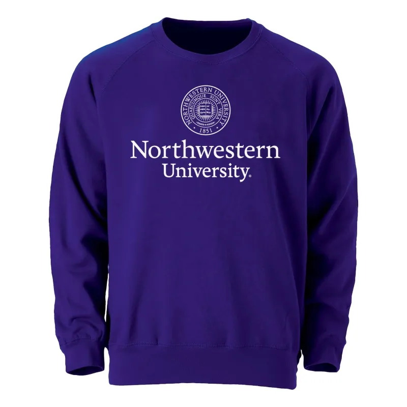 Northwestern University Heritage Crewneck Sweatshirt (Purple) sold by Barnesmith