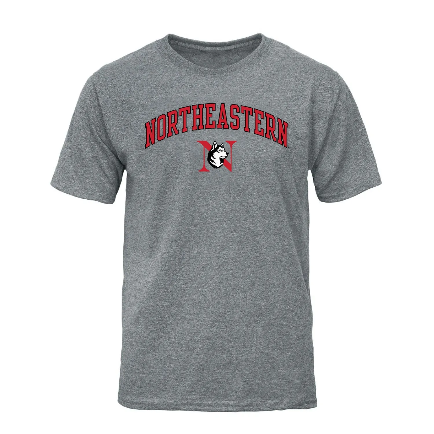 Northeastern University Spirit T-Shirt (Charcoal Grey) sold by Barnesmith