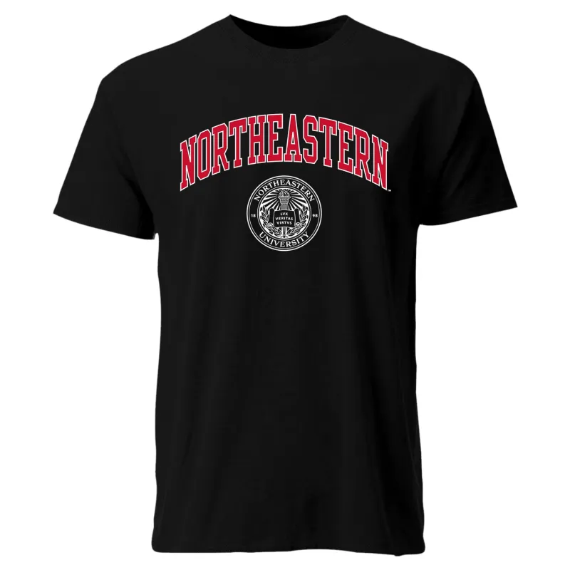 Northeastern University Heritage T-Shirt (Black) sold by Barnesmith