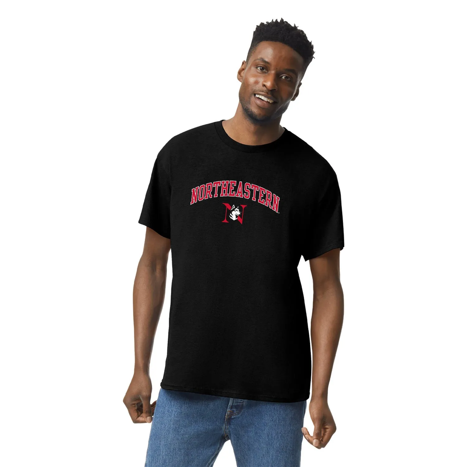 Northeastern University Spirit T-Shirt (Black) sold by Barnesmith product image thumbnail 2